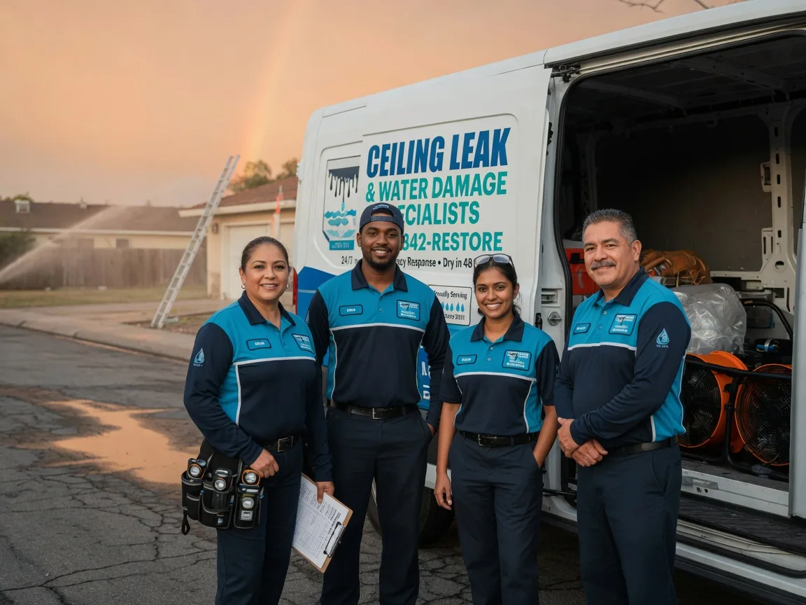 Ceiling Leak Cleanup company in Burlington, WV